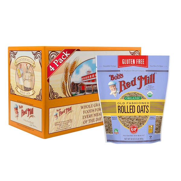 Gluten Free Organic Old Fashioned Rolled Oats 32 oz., PK4